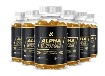 alpha surge  6 bottles